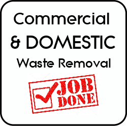 Domestic and commercial waste removed.