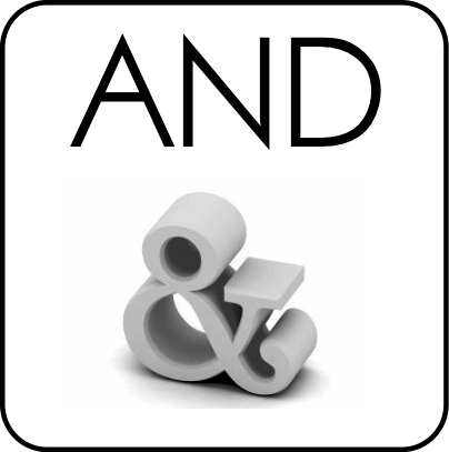 Large ampersand sign