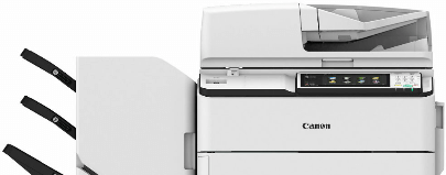 A floor standing printer.